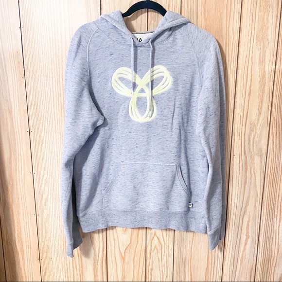 Aritzia TNA Grey cozy hoodie with logo - Picture 3 of 10